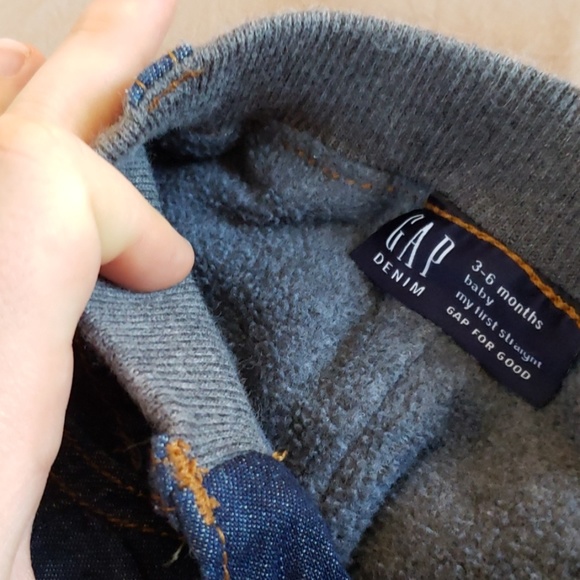 Fleece Lined Baby Gap Jean's 3-6 Months - Picture 5 of 5